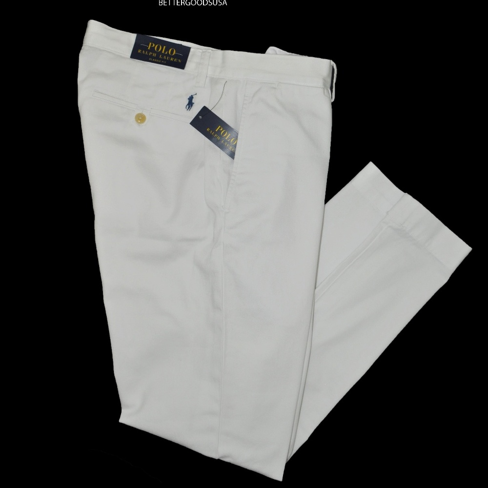 Polo Ralph Lauren Twill Chino Pants White 30 x 30
